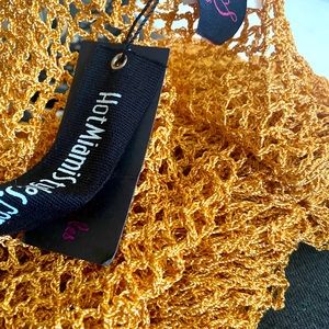 Crochet halter top dress coverup